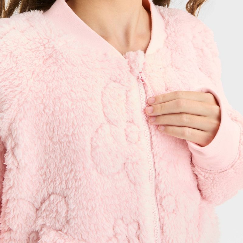 Girls&#39; Quilted Fleece Jacket - All In Motion™, 3 of 6