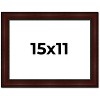 PosterPalooza | Distressed Brown Picture Frame - UV Acrylic, Backing Board, Hanging Hardware Included - 2 of 4