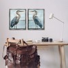 Stupell Industries Detailed Heron Bird Duo 2pc Floating Frame Art Set - 2 of 4