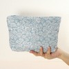 Unique Bargains Canvas Portable Bubble Cloud Zipper Makeup Bag 1 Pc - 4 of 4