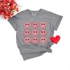 Simply Sage Market Women's Nine Valentine Faces Short Sleeve Garment Dyed Tee - 3 of 4