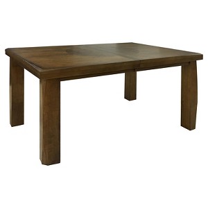 Morrison Counter Height Table Wood/Oak - Acme, Brown