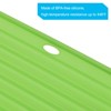 Unique Bargains Dish Drying Mat Silicone Drain Pad Heat Resistant Suitable  For Kitchen Blue Green 2 Pcs 8.5 X 6 : Target