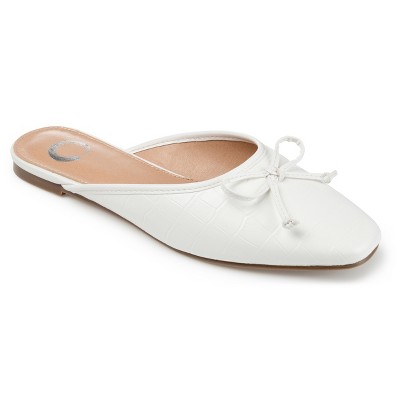 Journee Collection Women's Tammala Slip On Square Toe Mules Flats