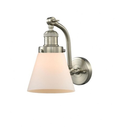 Innovations Lighting Cone 1 - Light Sconce in  Brushed Satin Nickel - image 1 of 1