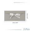 Unique Bargains Bow Tie Design Invitation Envelopes for Greeting Cards Wedding Birthday Christmas 5 Pcs - 2 of 4