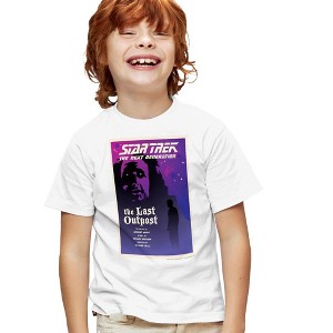 Boys' Star Trek Tng Season 1 Episode 5 T-Shirt White Small - 1 of 4