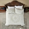 Heirloom 100% Cotton Soft & Breathable Chenille Tufted Lightweight Medallion Design Bedspreads, All-Season, Machine Washable - 3 of 4