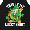 Men's - Garfield - This is My Lucky Shirt St. Patrick's Day Graphic Tank Top - 2 of 4