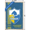 Trends International NFL Los Angeles Chargers - Retro Logo 17 Unframed Wall Poster Prints - 3 of 4