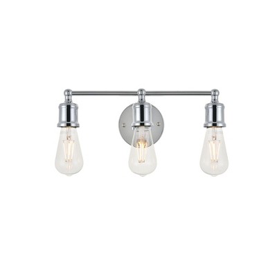 Elegant Lighting Serif 3 light chrome Wall Sconce