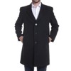 Alpine Swiss Luke Mens 3 Button Tailored Wool 37" Walker Car Coat - 3 of 4