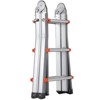 Cesicia 9.5 FT Silver Aluminum Alloy  A Frame Extension Multi-Function Telescoping Ladder - 3 of 4
