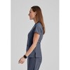 Grey's Anatomy by Barco Classic Women's Riley 3-Pocket Mock Wrap V-Neck Srub Top - 3 of 4