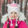 Addie & Tate Boys & Girls Winter Hat and Mittens or Gloves Set, Kids Ages 4-7 - 2 of 4