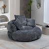 Bean Bag Chair Lazy Chair with 3 Pillows,Durable Comfort Lounger High Back Bean Bag Chair Couch for Adults and Kids,Indoor & Outdoor-Cuddlewood - 3 of 4