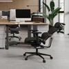 Dsvimoy Task and Office Chair Ergonomic Chair with Footrest and 3D Armrest for Home Office, Black, 31"*15.35"*24" - 2 of 4