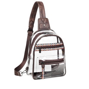 sling bags transparent shoulder bag
