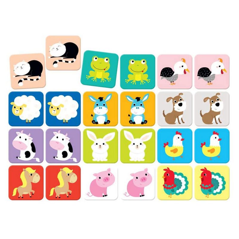 Banana Panda Young Children's Suuuper Size Memory Game - Farm Animals - 24 Pieces, 2 of 6
