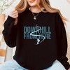 Downhill From Here Skiing - Women's Graphic Sweatshirt - 3 of 4