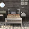 Costway Twin Size Platform Bed Frame Foundation w/Headboard &Wood Slat Support - 4 of 4