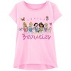 Disney Disney Princess Girls T-Shirt (Sets) Jasmine Ariel Tiana Snow White Belle Rapunzel Cinderella Mulan Aurora Moana Clothes - 4 of 4