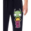Invader ZIM Men's Gir Title Logo Sleep Lounge Pajama Pants For Adults Black - 4 of 4