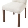 Sapphtopaz Wooden Dining Chairs Set of 4 Kitchen Chair with Tufting High Back Dining Room Chair with Wood Legs Side Chairs for Kitchen, Bedroom - 4 of 4