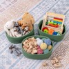 Aoibox Woven Cotton Rope Storage Baskets Set of 2 Green Closet Organizer Bins Soft Skin-Friendly Decorative Durable 12x8x5 Inch - 2 of 4