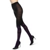 Memoi Women's Modal Chunky Chevron Sweater Tights - 4 of 4