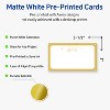 Avery Business Cards, 2" x 3.5", Gold-Metallic Ornaments, Matte, 80 - 2 of 4