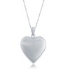 Bella Silver Sterling Silver, "I Love You To The Moon & Back" Heart Locket  - Silver - 2 of 4
