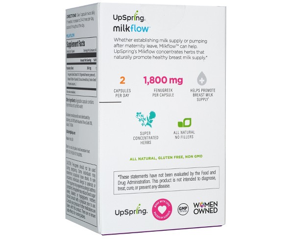 Upspring Milkflow Capsules - 60 Ct