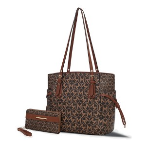 MKF Collection Pauline Tote Women’s Vegan Leather Bag with Matching Wallet  for Everyday Use by Mia K - 1 of 4