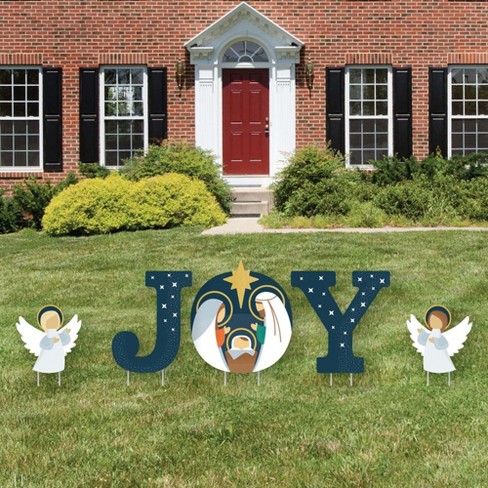 Big Dot Of Happiness Holy Nativity - Yard Sign Outdoor Lawn Decorations ...