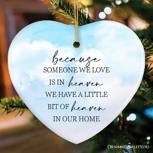 Heaven in Our Home Ornament, In Loving Memory Christmas Gift| OrnamentallyYou - 1 of 4