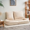 NicBex Folding Lazy Floor Sofa Convertible Sofa Bed Backrest Adjustable in 18 Positions Comes with 2 Soft Pillows - 2 of 4