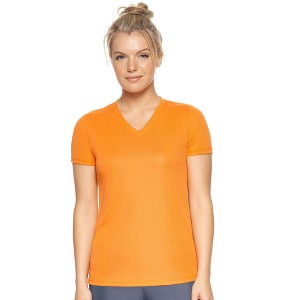Expert Brand USA-Made Women's Oxymesh™ V Neck Athletic T-Shirt - 1 of 4