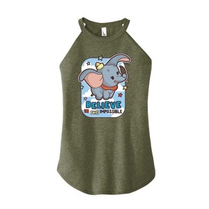 Women's - Disney - Dumbo Graphic High Neck Tank - 1 of 3