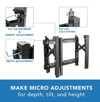 Commercial Grade Pop-Out Video Wall Mount for 32 to 70 Inch TVs