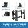 Mount-It! Pop Out Video Wall Mount | Digital Signage TV Menu Board Mount For 32 to 70" TVs & Up to VESA 600x400 | Commercial Grade 154 Lbs. Capacity - 4 of 4