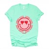 S.W.Smiley Lover Babe Smiley Face - Women's Short Sleeve Graphic T-Shirt - 2 of 4
