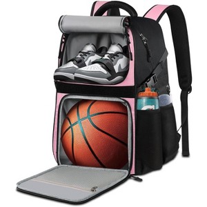 Basketball Bag Backpack with Separate Ball Pocket and Shoe Compartment, Large Capacity Sports Gym Bag - 1 of 4
