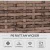 Modern Rattan Patio Furniture Set, 7-Piece Outdoor Wicker Sofa Set with Cushions for Home & Family Gatherings - 4 of 4