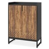 Resenkos Shoe Storage Cabinet, Contemporary Diamond Pattern Shoe Cabinet - 29.52"W x 41.34"H for Easy Organization, - 4 of 4