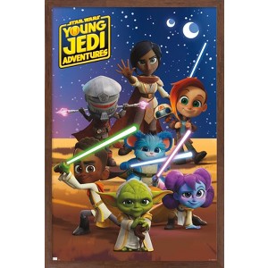 Trends International Star Wars: Young Jedi Adventures - Group Framed Wall Poster Prints - 1 of 4