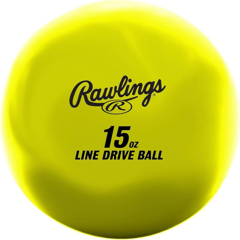 Rawlings Baseball/Softball Line-Drive Weighted Training Ball - Yellow, 1 of 2