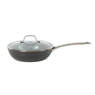 10-Piece Black Nonstick Aluminum Cookware Set with Glass Lids