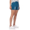 Rekucci Secret Figure Women's Slimming Pull-On Jean Shorts with Snap Waist and Pockets – Summer Casual - 2 of 4
