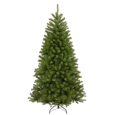 7.5ft National Christmas Tree Company North Valley Spruce Hinged Full Artificial Christmas Tree